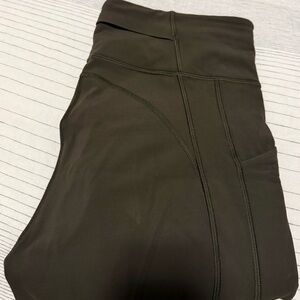 LULULEMON Olive High-Waisted Leggings